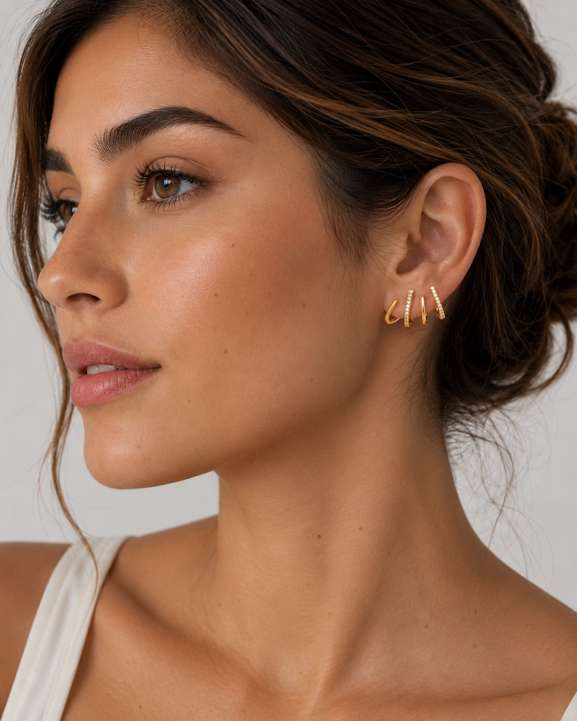 Aretes Claw Joyería Para Mujer
